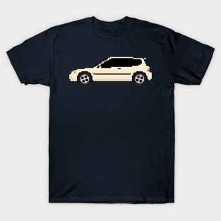 Honda Civic EG Pixelart T-Shirt